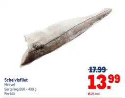 Makro Schelvisfilet aanbieding