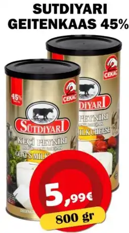 Avantage Supermarkt Sutdiyari Geitenkaas 45% aanbieding