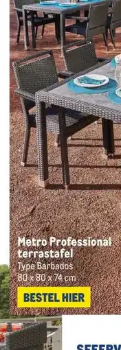 Makro Metro Professional terrastafel aanbieding