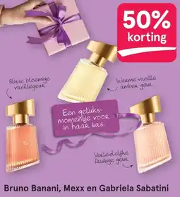 Etos Bruno Banani, Mexx en Gabriela Sabatini aanbieding