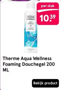 Etos Therme Aqua Wellness Foaming Douchegel 200 ML aanbieding
