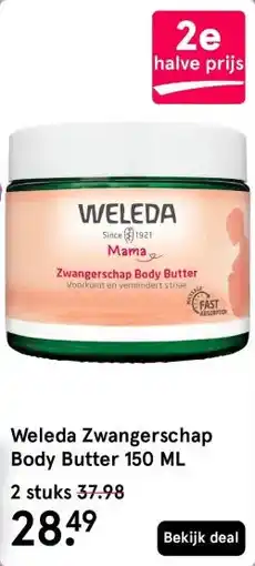 Etos Weleda Zwangerschap Body Butter 150 ML aanbieding