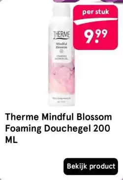 Etos Therme Mindful Blossom Foaming Douchegel 200 ML aanbieding