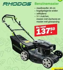 Van Cranenbroek Rhodos Benzinemaaier aanbieding