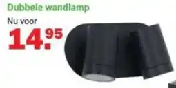 Van Cranenbroek Diamant Tuinverlichting Dubbele wandlamp aanbieding