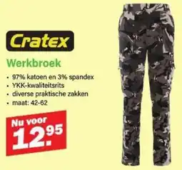 Van Cranenbroek Cratex Werkbroek aanbieding