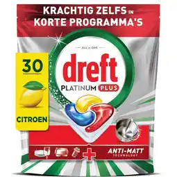 Etos Dreft Vaatwas Platinum Plus Citroen 30 Stuks aanbieding