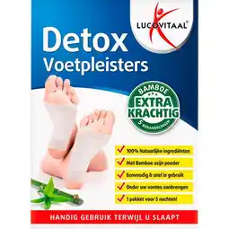 Etos Lucovitaal Detox Voetpleisters 10 stuks aanbieding