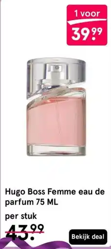 Etos Hugo Boss Femme eau de parfum 75 ML aanbieding