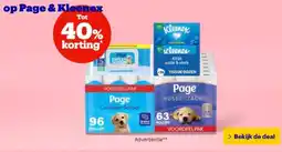 Bol.com op Page & Kleenex aanbieding