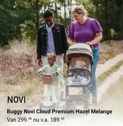 Van Asten BabySuperstore Buggy Novi Cloud Premium Hazel Melange aanbieding