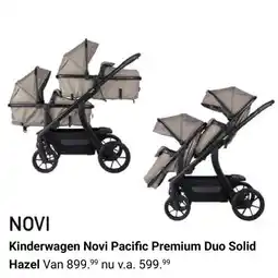 Van Asten BabySuperstore Kinderwagen Novi Pacific Premium Duo Solid aanbieding