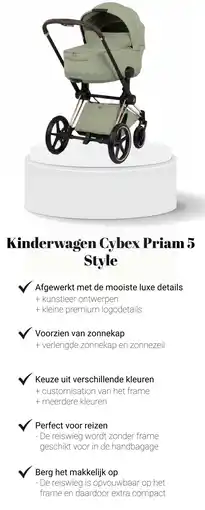 Van Asten BabySuperstore Kinderwagen Cybex Priam 5 Style aanbieding