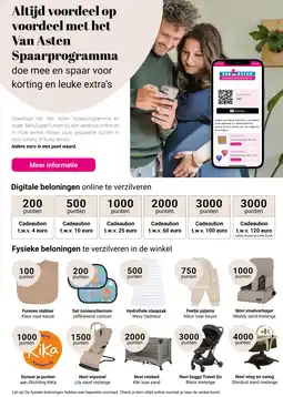 Van Asten BabySuperstore Van Asten Spaarprogramma aanbieding