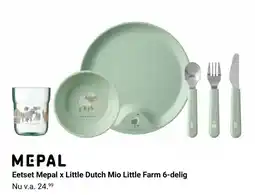 Van Asten BabySuperstore Eetset Mepal x Little Dutch Mio Little Farm 6-delig aanbieding