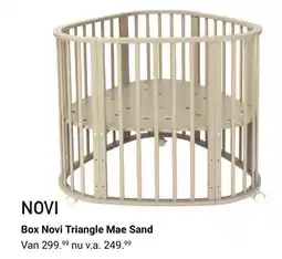 Van Asten BabySuperstore Box Novi Triangle Mae Sand aanbieding