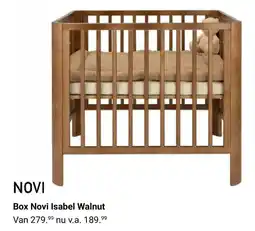 Van Asten BabySuperstore Box Novi Isabel Walnut aanbieding