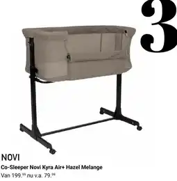 Van Asten BabySuperstore Co-Sleeper Novi Kyra Air+ Hazel Melange aanbieding