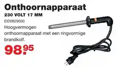 De Boer Drachten Onthoornapparaat 230 VOLT 17 MM EID0829000 aanbieding