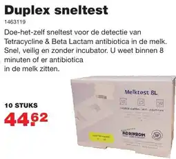 De Boer Drachten Duplex sneltest aanbieding