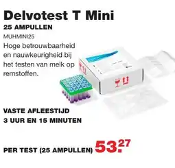 De Boer Drachten Delvotest T Mini MUHMINI25 aanbieding