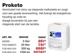 De Boer Drachten Proketo aanbieding
