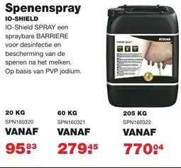 De Boer Drachten Spenenspray IO-SHIELD SPN160321 aanbieding