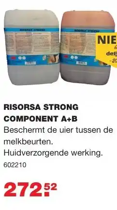 De Boer Drachten Risorsa strong component a+b aanbieding
