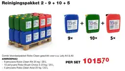 De Boer Drachten Robo clean reinigingspakketten 2- 9 + 10 + 5 aanbieding