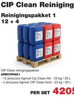 De Boer Drachten CIP Clean Reinigingspakketten 1 - 12+4 aanbieding