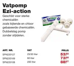 De Boer Drachten Vatpomp Ezi-action aanbieding