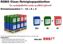 De Boer Drachten ROBO Clean Reinigingspakketten Reinigingspakket 1.12 +8+4 aanbieding