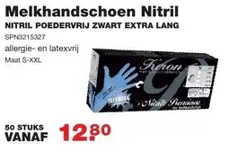 De Boer Drachten Melkhandschoen Nitril aanbieding