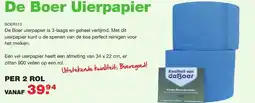 De Boer Drachten De Boer Uierpapier aanbieding