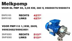 De Boer Drachten Melkpomp aanbieding