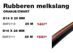 De Boer Drachten Rubberen melkslang aanbieding