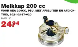 De Boer Drachten Melkkap 200 cc aanbieding