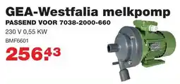 De Boer Drachten GEA-Westfalia melkpomp aanbieding