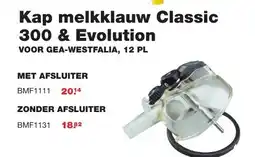 De Boer Drachten Kap melkklauw Classic 300 & Evolution aanbieding
