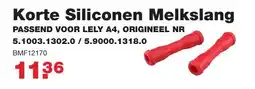 De Boer Drachten Korte Siliconen Melkslang aanbieding