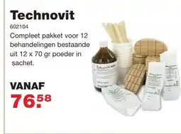 De Boer Drachten Technovit 602104 aanbieding