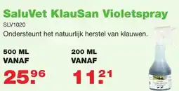 De Boer Drachten SaluVet KlauSan Violetspray SLV1020 aanbieding