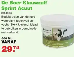 De Boer Drachten De Boer Klauwzalf Sprint Acuut aanbieding