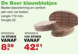 De Boer Drachten De Boer klauwblokjes aanbieding
