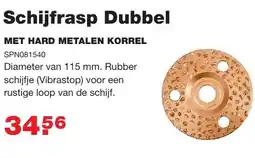 De Boer Drachten Schijfrasp Dubbel aanbieding