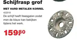 De Boer Drachten Schijfrasp grof aanbieding