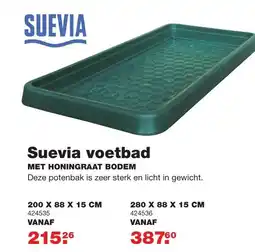 De Boer Drachten Suevia voetbad aanbieding