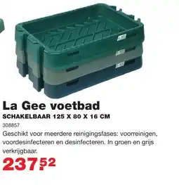 De Boer Drachten La Gee voetbad aanbieding