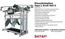 De Boer Drachten Klauwbekapbox Type L Profi 400 V aanbieding