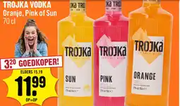 Dirck 3 Trojka Pink Vodka 70 cl aanbieding